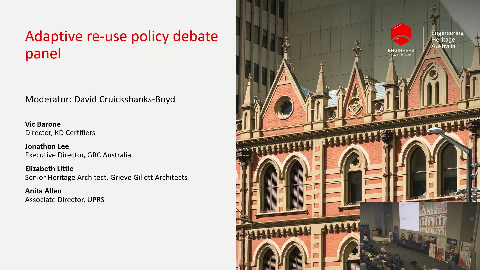 Resolving challenges to achieving adaptive use outcomes - AEHC 2024 ...